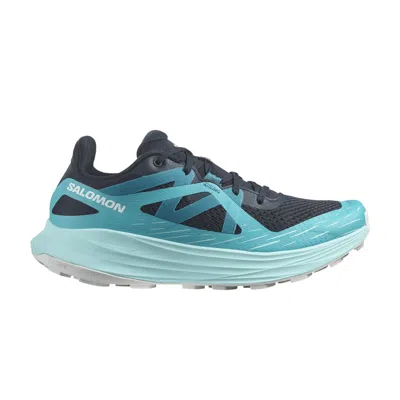 Pre-owned Salomon Wmns Ultra Flow 'carbon White' In Blue