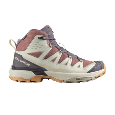 Pre-owned Salomon Wmns X Ultra 360 Edge Mid Gore-tex 'burlwood Vanilla Ice' | Purple | Women's Size 6.5