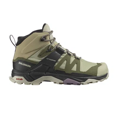 Pre-owned Salomon Wmns X Ultra 4 Mid Gore-tex 'alfalfa Deep Lichen Green'