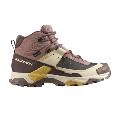 Pre-owned Salomon Wmns X Ultra 5 Mid Gore-tex 'burlwood French Roast' | Pink | Women's Size 6