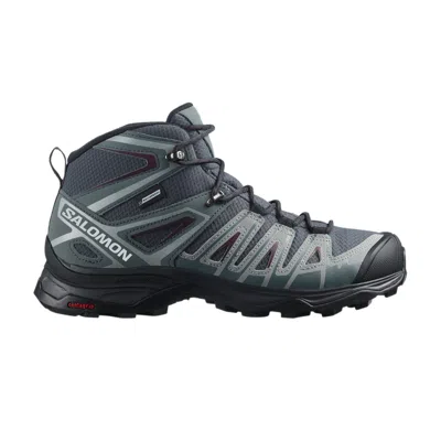 Pre-owned Salomon Wmns X Ultra Pioneer Mid Cswp 'ebony Stormy Weather' In Blue
