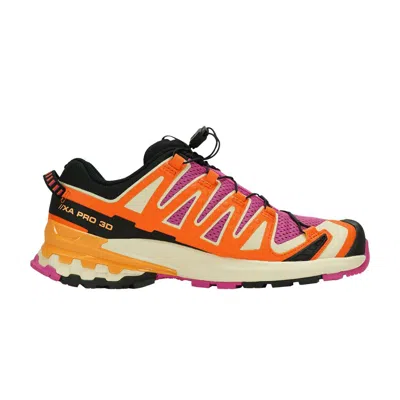 Pre-owned Salomon Wmns Xa Pro 3d V9 'rose Violet Dragon Fire Papaya' | Purple | Women's Size 6.5