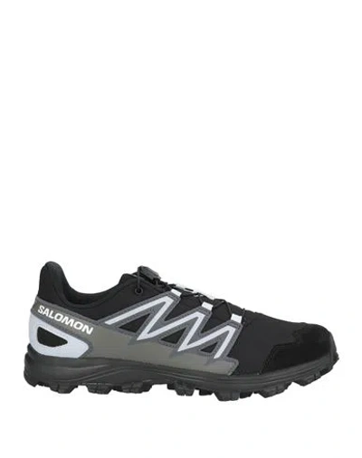 Salomon Woman Sneakers Black Size 5.5 Textile Fibers