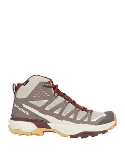 Salomon Woman Sneakers Brick Size 9 Synthetic Material, Textile Fibers In Red