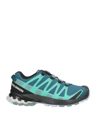 Salomon Woman Sneakers Deep Teal Size 5.5 Textile Fibers In Gray