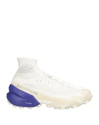 Salomon Woman Sneakers Ivory Size 6.5 Synthetisches Material, Textile Fibers In White