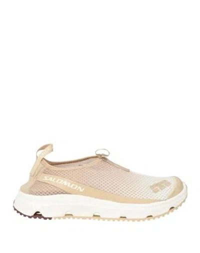 Salomon Woman Sneakers Ivory Size 7 Textile Fibers, Synthetic Material In White