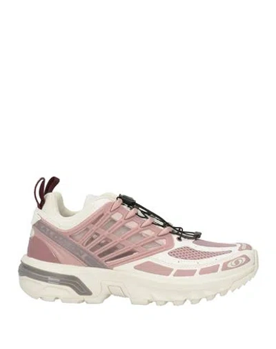 Salomon Woman Sneakers Pink Size 5.5 Textile Fibers, Rubber