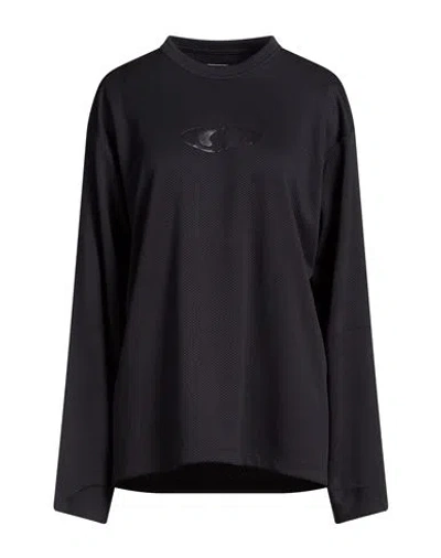 Salomon Woman T-shirt Black Size S Polyester