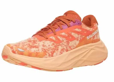 SALOMON WOMEN'S AERO GLIDE 2 RUNNING SHOES IN SPIROU/PEACHQ/FSALM