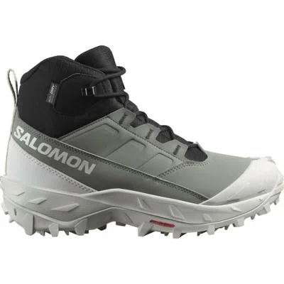 Salomon Women's Crosstrak Wp Sneaker In Agv Gr/black/canarg In Multi