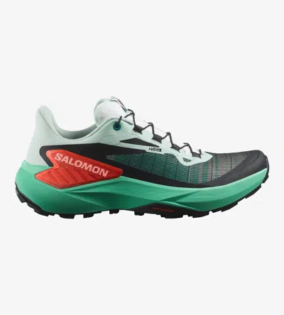 Salomon Women's Genesis Trail Running Shoe In Bay-electric Green