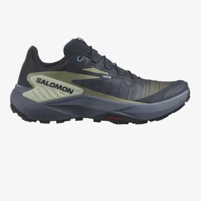Salomon Women's Genesis Trail Running Shoes In Carbon / Grisaille In Multi