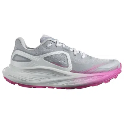 Salomon Women's Glide Max Tr - B Running Shoe In Quar/ii Blu/pink G In Gray