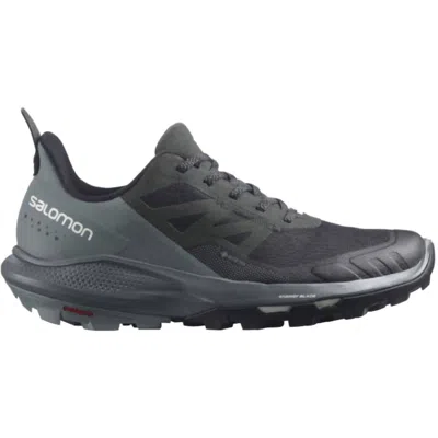 Salomon Women's Outpulse Mid Gtx Hiking Shoe In Stowea/black In Gray