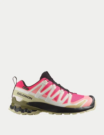 Salomon Women's Xa Pro 3d V9 Gore-tex Trail Shoes In Animal Print