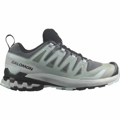 Salomon Women's Xa Pro 3d V9 Trail Running Shoes In Quiet Shade/ Lily Pad/ Blue Haze In Multi