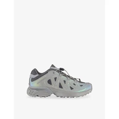 Salomon Womens Alloy Castlerock Silver Xt-whisper Void Woven Trainers In Gray