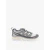 Salomon Womens Lunroc Clrock Bllblu Xt-6 Expanse Woven Trainers In Gray
