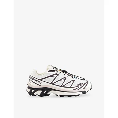Salomon Womens White Vanilla Xt-6 Mesh Low-top Trainers Eur 37.5 / 4.5 Uk