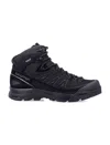 Salomon Ankle Boots With Reinforced Toe And Textured Sole In Black