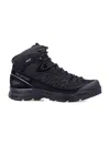 Salomon Ankle Boots With Reinforced Toe And Textured Sole In Black