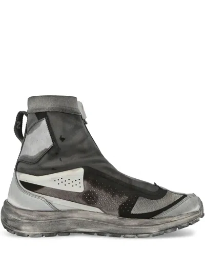 Salomon X 11 By Boris Bidjan Saberi St Bamba 2 High Sneakers In Grey