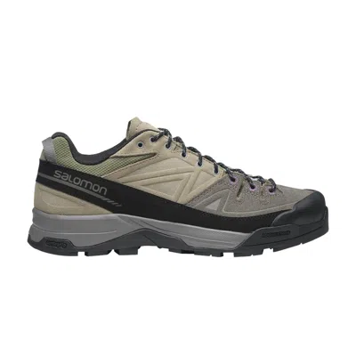 Pre-owned Salomon X-alp Leather 'pewter Vintage Khaki' In Grey