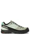 Salomon Leather And Mesh Sneakers With Secure Lacing System In Green