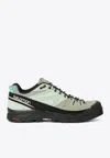 Salomon Leather And Mesh Sneakers With Secure Lacing System