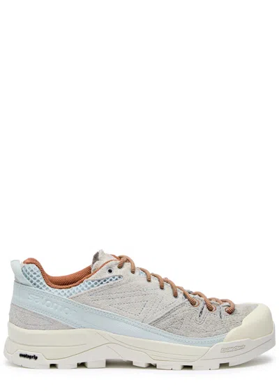 Salomon X-alp Panelled Mesh Sneakers In Grey