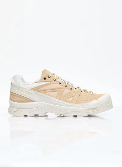 Salomon X-alp Suede Sneakers In Beige