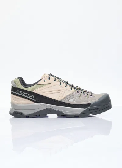 Salomon X-alp Panelled Sneakers In Beige