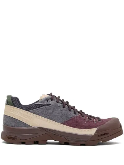 Salomon X-alp Suede Leather Sneakers In Multi