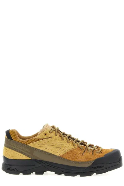 SALOMON X-ALP SUEDE SNEAKERS