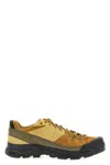 Salomon Suede Sneakers With Reinforced Toe And Textured Upper In Sand