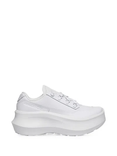 Salomon X Comme Des Garçons Homme Plus Sr811 Platform Sneakers In White