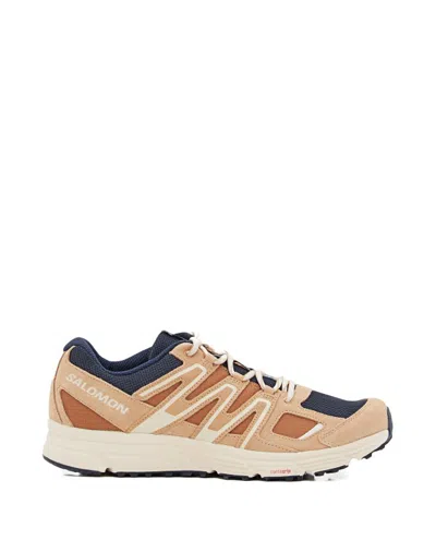 Salomon X-mission 4 Suede Sneakers In Brown