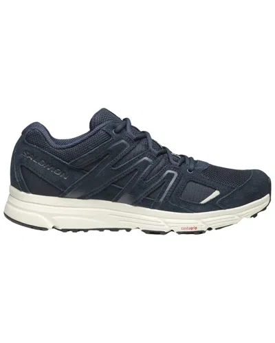 Salomon X-mission 7 Suede Sneaker In Carbon/vanilla/aloe Wash
