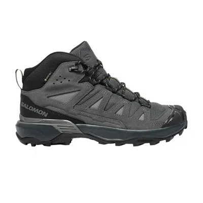 Pre-owned Salomon X Ultra 360 Leather Mid Gore-tex 'castlerock' In Gray