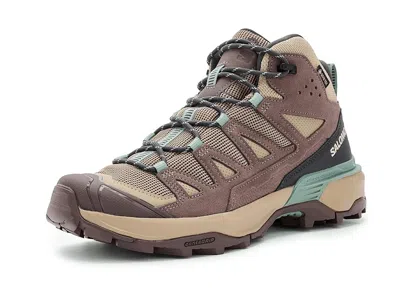 Salomon X Ultra 360 Leather Mid Gore-tex In Brown