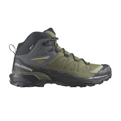 Pre-owned Salomon X Ultra 360 Mid Clima 'olive Night' In Green