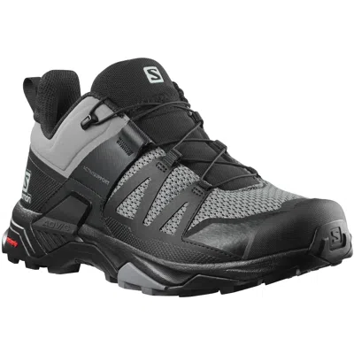 Salomon X Ultra 4 413856 Sneakers Men's Quiet Shade Black Low Top Hiking Shoes
