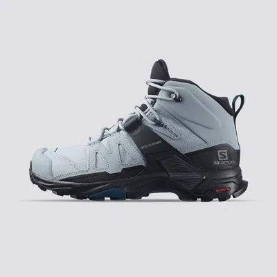 Salomon 萨洛蒙 户外女款徒步鞋x Ultra 4 Mid Wide Gtx In Metallic