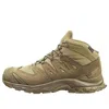 Salomon Xa Forces Mid Gore-tex 'sand Yellow' In Green