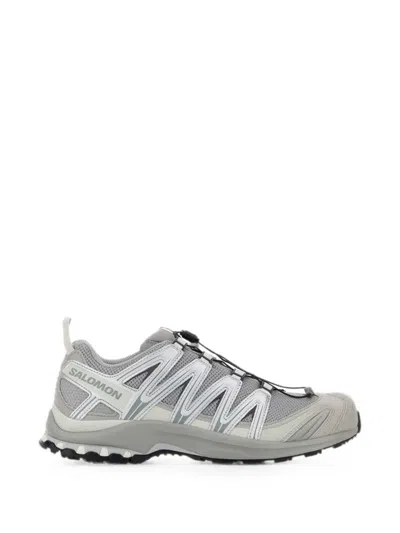 Salomon Xa Pro 3d Grey Sneakers With Logo Patch On The Side And Panelled Design In Tech Fabric Unisex In Gray