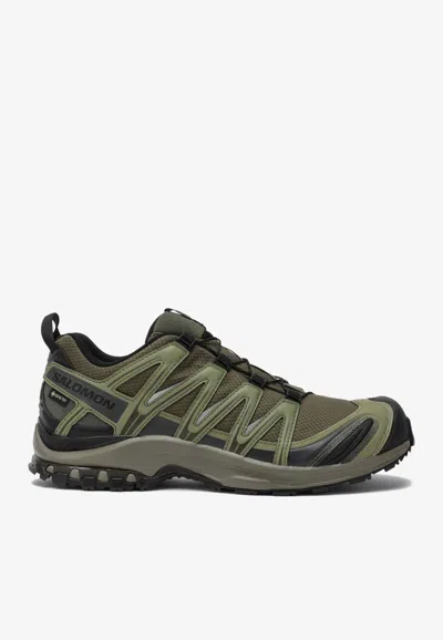 Salomon Xa Pro 3d Nylon And Mesh Sneakers In Green