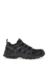 Salomon Mesh Panels Rubber Sole Sneakers In Black