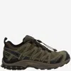 Salomon Xa Pro 3d Nylon And Mesh Sneakers In Green