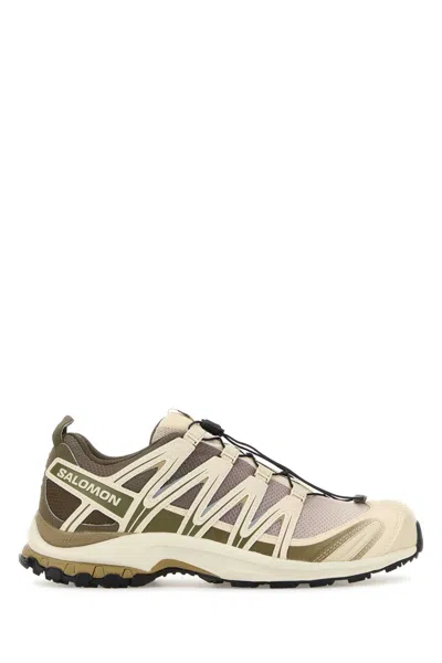 Salomon Xa Pro 3d Unisex Mesh And Synthetic Leather Sneaker In Neutral